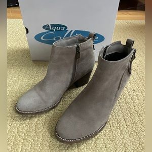 Aqua College “Nancy” Suede Bootie Size 8.5